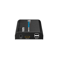 Extensor KVM HDMI 4K a 60 Hz | Transmisión hasta 120 mts con CAT6 | Resolución 4096x2160@60Hz | Ancho de Banda 18Gbps | HDCP1.4 y HDCP2.2 | Latencia 120~170ms | Conexión 1:1, 1:N, N:1, N:N | Solo Receptor