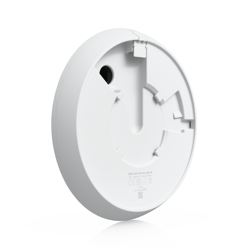 UniFi G6 Pro 360 – Cámara Panorámica 12 MP PoE, Resistente a la Intemperie y Antivandálica con Cobertura de 360°, Zoom, Giro e Inclinación Digitales, y Visión Infrarroja Inteligente