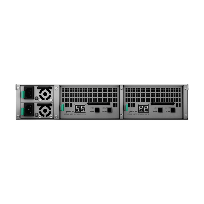 Unidad de Expansión Synology RXD1219sas | 12 Receptáculos SAS | Diseño Modularizado | Fuentes de Alimentación Redundantes | Conectividad Mini-SAS HD.