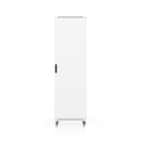 UACC Rack Cabinet 42U (600 × 1000 mm) – Gabinete de Piso Totalmente Ensamblado con Ventiladores Integrados, Paneles Removibles, Ruedas con Seguro y Puerta Frontal de Vidrio Templado