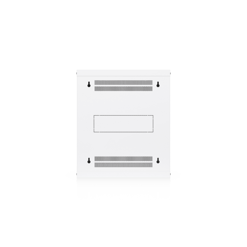UACC Rack Cabinet 12U (550x 450 mm) - Gabinete Cerrado para Montaje en Pared con Puerta Frontal Perforada, Totalmente Ensamblado con Ventiladores Integrados y Paneles Removibles