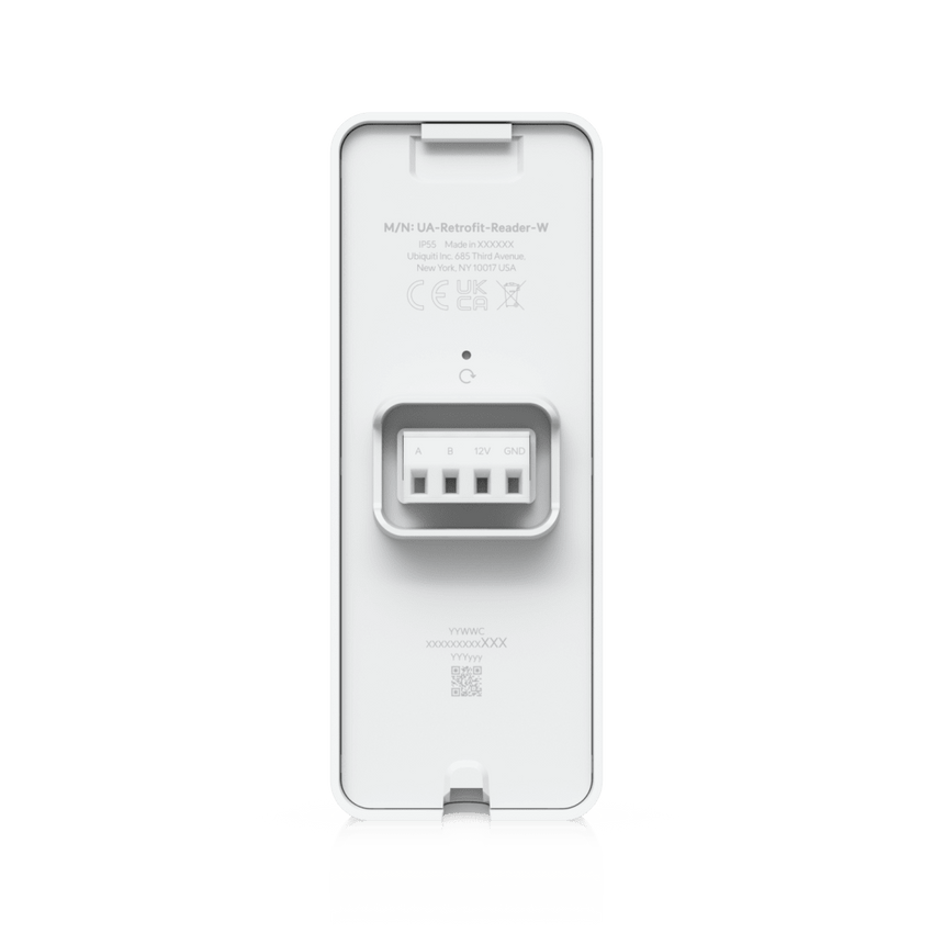 Lector Retrofit OSDP para Interior y Exterior con Soporte para Tarjeta NFC, Compatible con UniFi Retrofit Hub y Cableado Existente