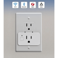 Adaptador PlugIn inalámbrico WIFI/ Nube P2P / Medición de consumo/ Soporta Google y Alexa / 15A