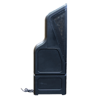 Altavoz Line Array Exterior | 200W RMS | 37 Hz - 20 kHz | 16 Tweeters + 4 Midranges + 1 Woofer | IP56 | Instalación Enterrada o Base Placa | Cobertura 25-30 pies (7.6-9.1 m)