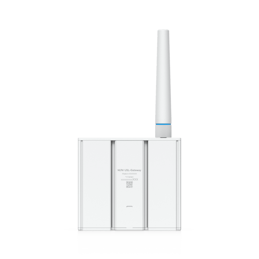 Gateway SuperLink Inalámbrico de Largo Alcance y Baja Latencia para Sensores UniFi Protect con Alcance de hasta 2 km, Alimentación PoE/USB-C y Montaje en Pared o Riel DIN