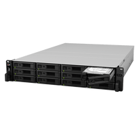 Unidad de Expansión Synology RX1217/RX1217RP | 12 Bahías de Disco | Compatible con RackStation 2U | Expansión de Volumen en Línea | Fuentes de Alimentación Redundantes (RX1217RP) | Administración DSM.