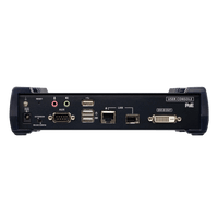 Receptor KVM por IP | DVI-D Dual Link 2K | PoE | Resolución 2560x2048 | SFP 10 km | AES-128 | Audio Estéreo | RS-232 | Montaje Rack