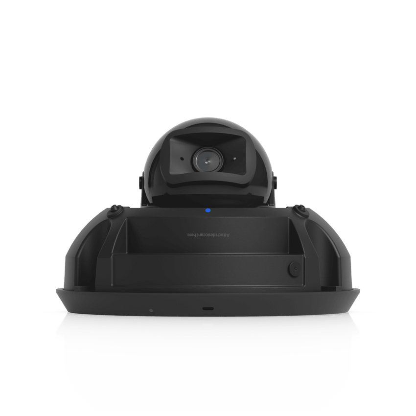 UniFi G6 Dome – Cámara 4K Antivandálica y Todo Clima con Sensor de 8 MP (1/1.8”), Motor de IA Multi-TOPS y Visión Nocturna Infrarroja de Largo Alcance, Color Negro