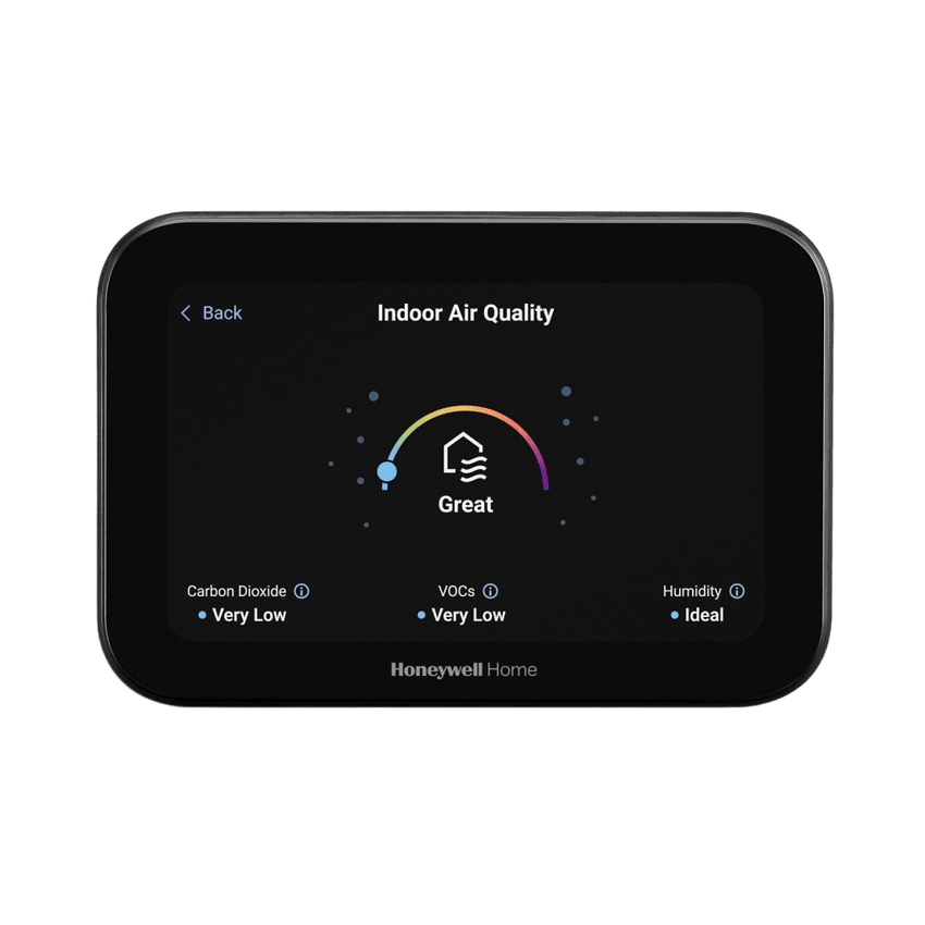 Termostato Inteligente ElitePRO / S1200 Smart Thermostat / Negro / Pantalla 5" / 4H-2C Bomba Calor / 3H-3C Convencional / Control IAQ / Video Doorbell / Redlink+WiFi+Bluetooth+Matter