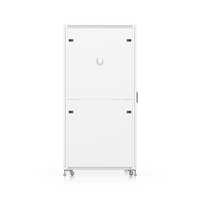 UACC Rack Cabinet 42U (600 × 1000 mm) – Gabinete de Piso Totalmente Ensamblado con Ventiladores Integrados, Paneles Removibles, Ruedas con Seguro y Puerta Frontal Perforada para Óptimo Flujo de Aire