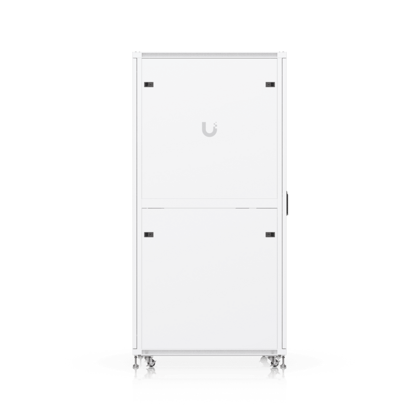 UACC Rack Cabinet 42U (600 × 1000 mm) – Gabinete de Piso Totalmente Ensamblado con Ventiladores Integrados, Paneles Removibles, Ruedas con Seguro y Puerta Frontal Perforada para Óptimo Flujo de Aire