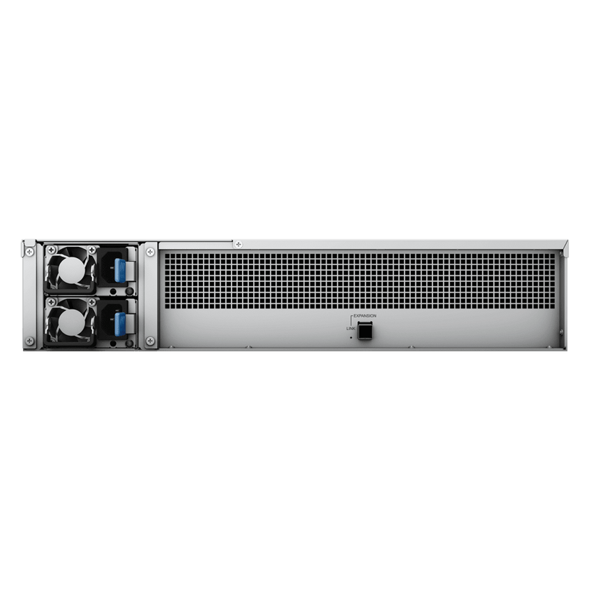 Unidad de Expansión RX1223RP | 12 Bahías HDD/SSD SATA 3.5" o 2.5" | Fuente de Alimentación Redundante | Compatible con Synology DSM | Plug-and-Play.