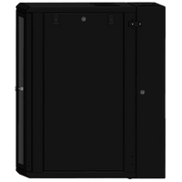 Gabinete Rack / 16 Unidades Rack (UR) / Puerta Cristal Templado / Montaje Pared / Acero Calibres 18-22 / Abatible 120° / Ventilación 120 mm