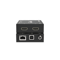 Extensor HDMI | Soporta KVM | Transmisión hasta 100 m | Cable CAT6 |  1080P@60Hz | Copia EDID automática | Sin compresión ni retraso | PoC