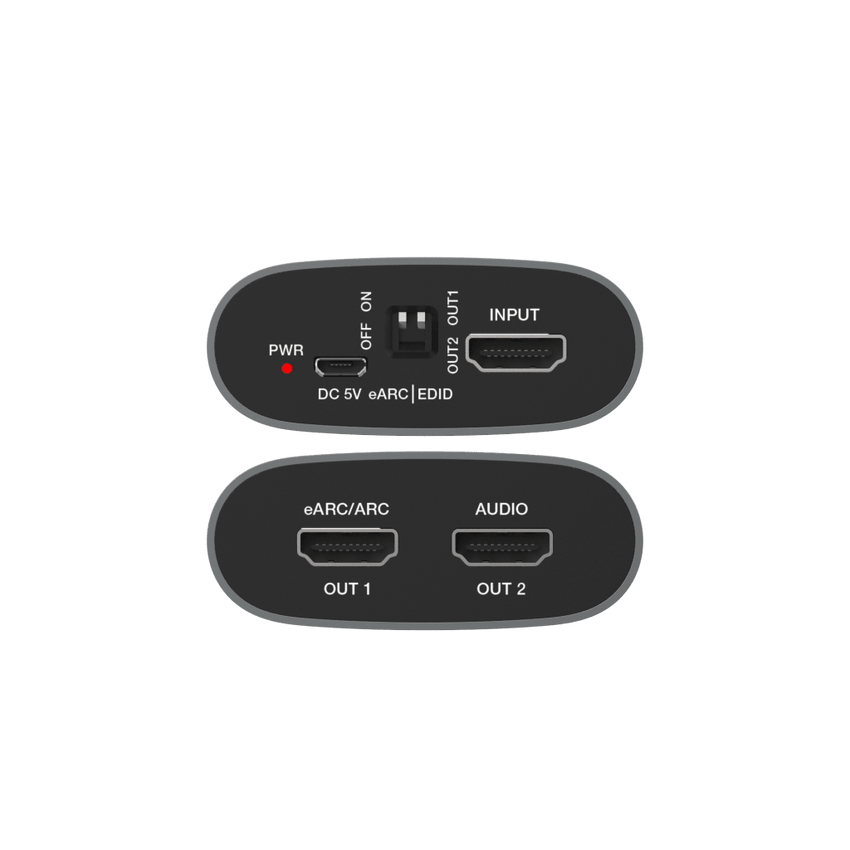 Extractor eARC HDMI | 18 Gbps | Audio Digital | Compatibilidad 4K HDR | Diseño Compacto