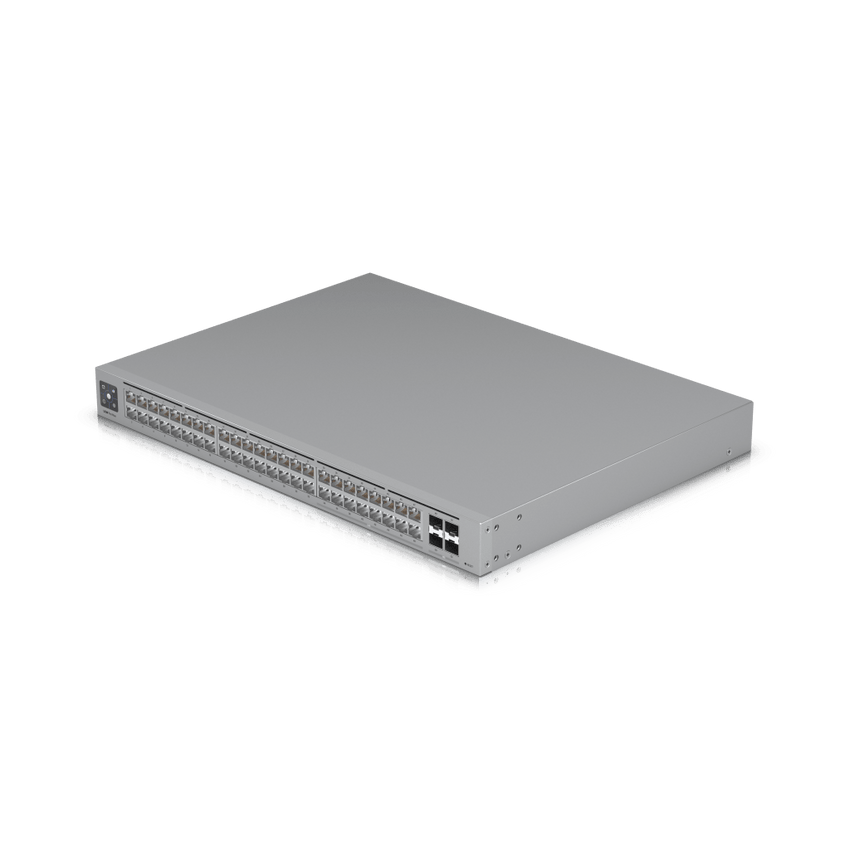 UniFi Switch Pro Max 48 – Switch Capa 3 con 48 Puertos (16 × 2.5 GbE y 32 × 1 GbE), 4 Puertos SFP+ 10G y Pantalla Informativa Integrada