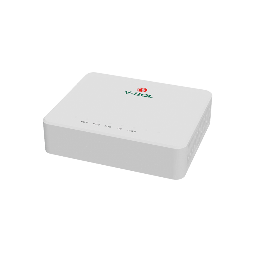 ONU Bridge Dual GPON/EPON con 1 Puerto SC/APC + 1 puerto LAN Gigabit + 1 puerto CATV