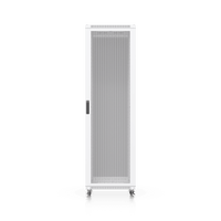 UACC Rack Cabinet 42U (600 × 800 mm) – Gabinete de Piso Totalmente Ensamblado con Ventiladores Integrados, Paneles Removibles, Ruedas con Seguro y Puerta Frontal Perforada para Óptimo Flujo de Aire