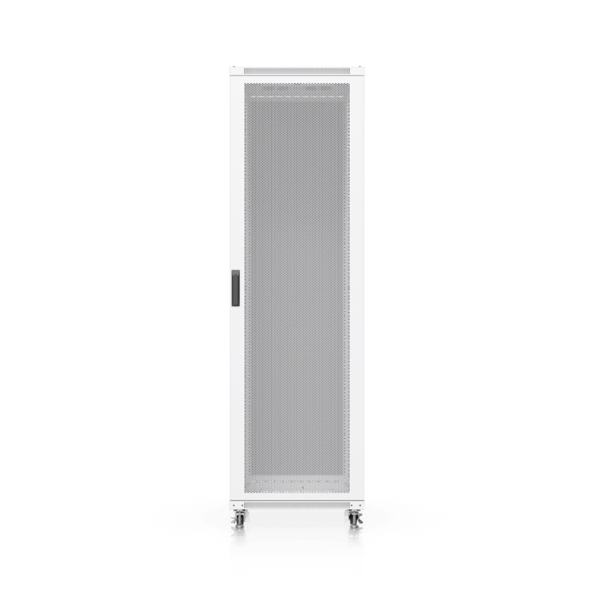 UACC Rack Cabinet 42U (600 × 800 mm) – Gabinete de Piso Totalmente Ensamblado con Ventiladores Integrados, Paneles Removibles, Ruedas con Seguro y Puerta Frontal Perforada para Óptimo Flujo de Aire