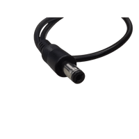 Cable con Conector Macho (Pigtail)  | Forro negro | Alimentación para Vcc con Puntas Libres / Polarizado / Largo 22 cm (8.66 Pulgadas) / Calibre 22AWG.