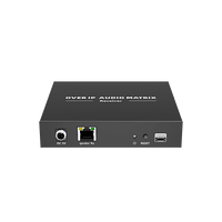 Extensor de Audio sobre IP | PCM 2.0 | 120 m | Matriz Flexible 1 a 1 / 1 a N / N a N | Interfaces Profesionales | Protección ESD | Solo Receptor