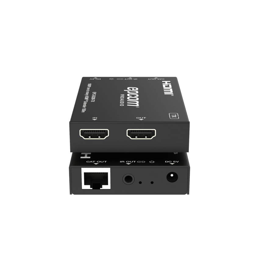Extensor HDMI™ Sobre IP | Codificador Y Decodificador | 150m Por Cable CAT6 | Compatible Con Red Gigabit | Video Full HD | Compresión EZCast | Control IR Unidireccional