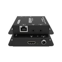 Kit Extensor HDMI | 4K30 hasta 100m | Cat6 | Transmisión sin Compresión | Soporta PoC Bidireccional | EDID y Audio 5.1CH