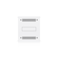 UACC Rack Cabinet 12U (550 x 450 mm) - Gabinete Cerrado para Montaje en Pared con Puerta de Vidrio Templado, Totalmente Ensamblado con Ventiladores Integrados y Paneles Removibles