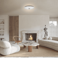 Lámpara de Techo LED / 40W / 3000 Lúmenes / 3 Temperaturas de Color (2700K-6500K) / IP20 Interior / Vida Útil 50,000 Horas / Material Aluminio y PC / Base Sobreponer