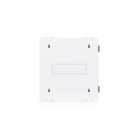 UACC Rack Cabinet 12U (600 x 703 mm) - Gabinete Cerrado para Montaje en Pared con Puerta Frontal de Vidrio Templado, Puerta Trasera Abatible (Swing-Out) y Paneles Laterales Removibles con Llave