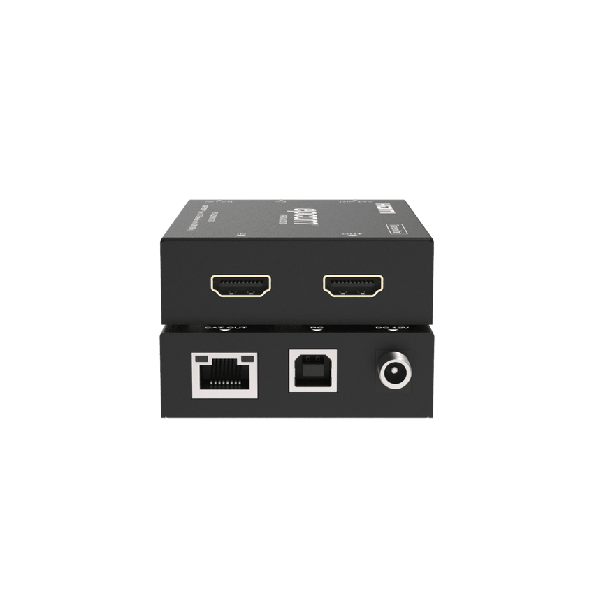 Extensor HDMI | Soporta KVM | Transmisión hasta 100 m | Cable CAT6 |  1080P@60Hz | Copia EDID automática | Sin compresión ni retraso | PoC