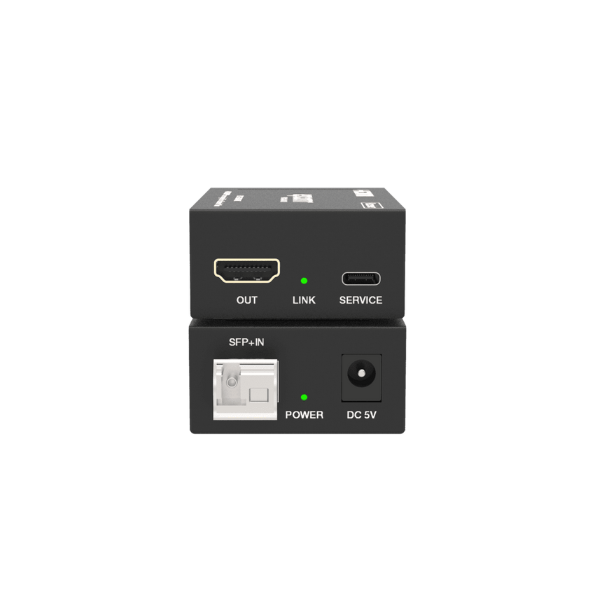 Extensor HDMI sobre Fibra Óptica | Resolución 4K2K@60Hz | Monomodo | 4:4:4 | Ancho de Banda 18 Gbps | Distancia hasta 10 km | HDCP 2.2 | HDR10+ Dolby Vision | Audio 7.1CH