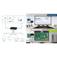 Switch HDMI de Presentación 4x2 True 4K / Multi View / 4 HDMI Entradas / 2 HDMI Salidas / Escalador 4K Integrado / Control RS-232, IR, Telnet, Web GUI / Montaje en Rack / Modo de Espera para Ahorro de Energía