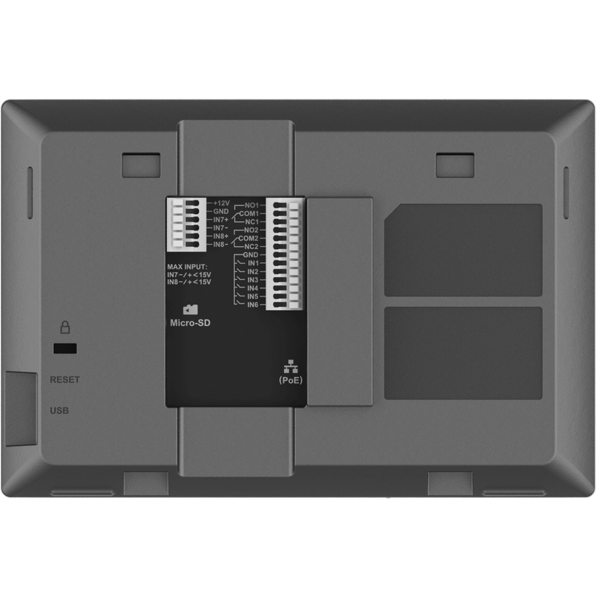 Estación de Intercomunicación SIP con Wi-Fi 6, Bluetooth y Control Total para Agendamiento de Salas y Edificios Inteligentes (Color Negro)
