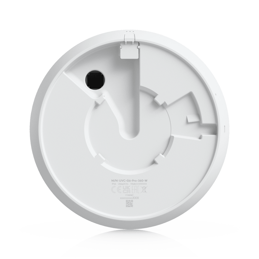 UniFi G6 Pro 360 – Cámara Panorámica 12 MP PoE, Resistente a la Intemperie y Antivandálica con Cobertura de 360°, Zoom, Giro e Inclinación Digitales, y Visión Infrarroja Inteligente