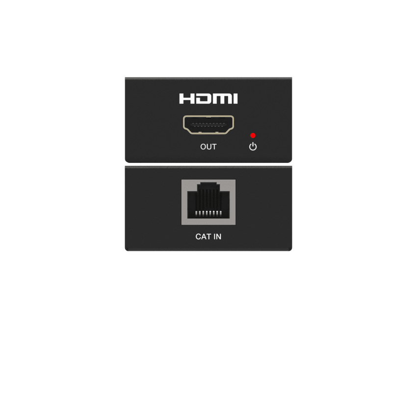 Splitter HDMI 1x2 | 4K@60Hz a 60m | 4K@30Hz a 70m | Cable Cat6 | EDID | HDCP 2.2 | Salida Loop