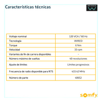 Para persiana, motor tubular mecánico, integrable con Shelly25 o MINICENTRALIS señal RTS, Persiana de 2.3 ancho y alto 4 mts.
