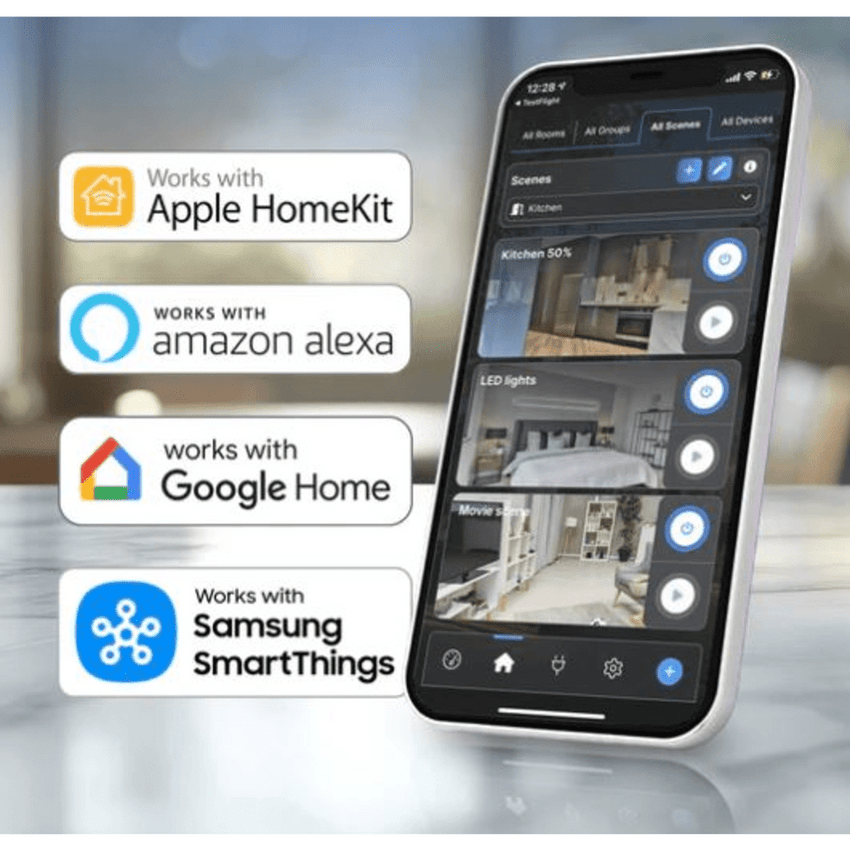 Adaptador PlugIn inalámbrico WIFI/ Nube P2P / Medición de consumo/ Soporta Google y Alexa / 15A