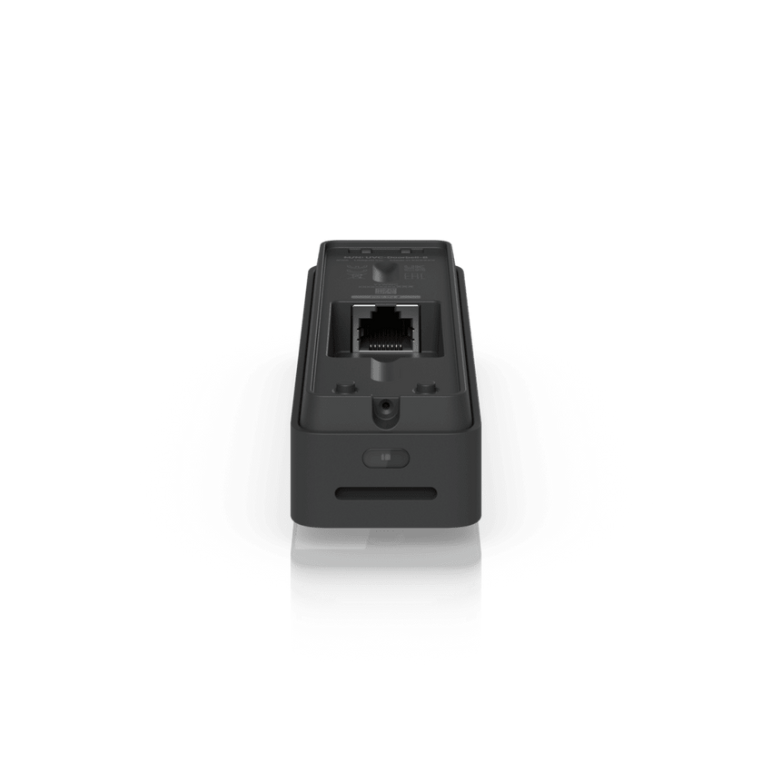 UVC Doorbell Lite – Videoportero Compacto 5 MP PoE con Visión Nocturna IR, Audio Bidireccional y Diseño Resistente al Clima, Color Negro