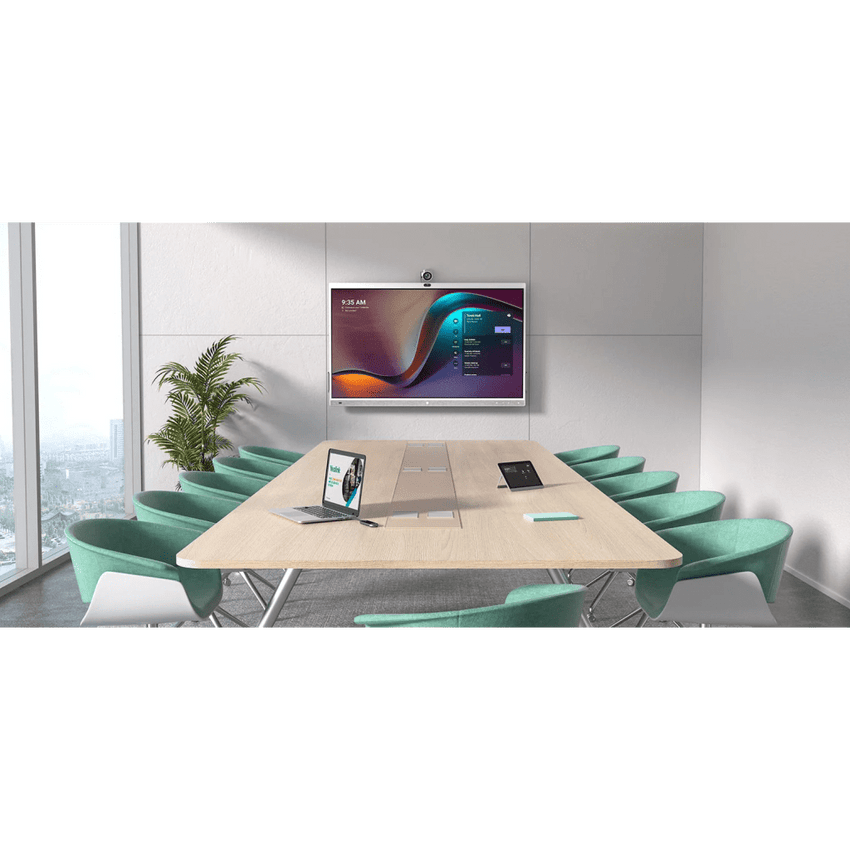 Yealink MeetingBoard 86 Pro, Centro de Colaboración Inteligente con IA, 4K UHD, Android 13, Micrófonos Integrados y Cámara Ultra Gran Angular