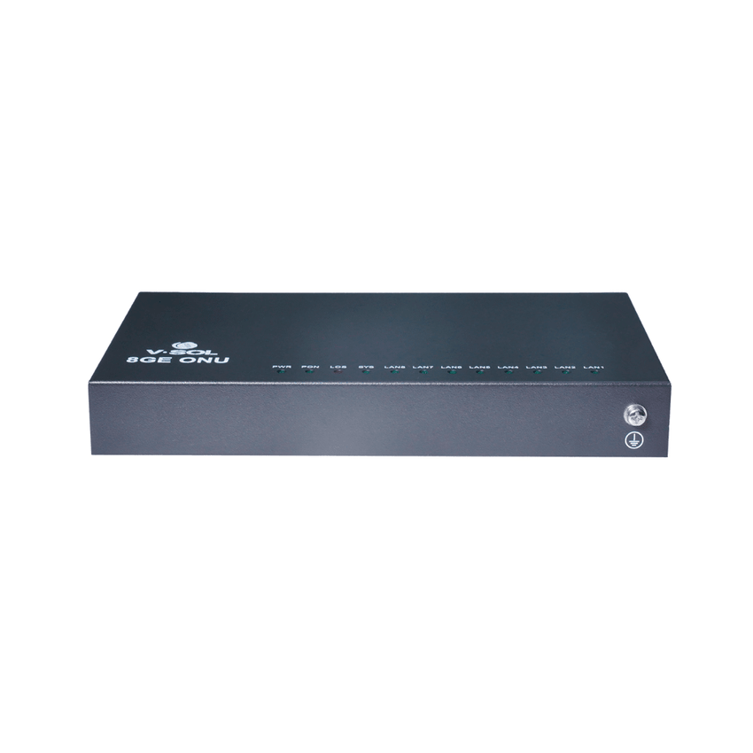 ONU Dual EPON/GPON / 8 Puertos PoE 802.3at Gigabit /  1 Puerto SC/UPC