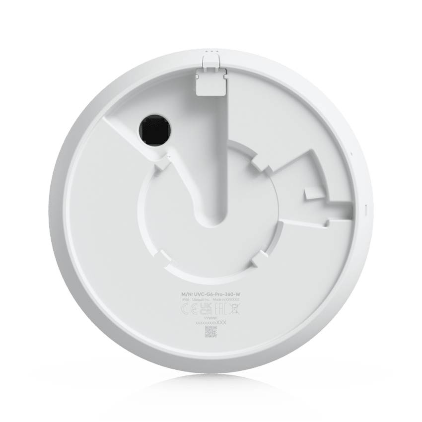 UniFi G6 Pro 360 – Cámara Panorámica 12 MP PoE, Resistente a la Intemperie y Antivandálica con Cobertura de 360°, Zoom, Giro e Inclinación Digitales, y Visión Infrarroja Inteligente