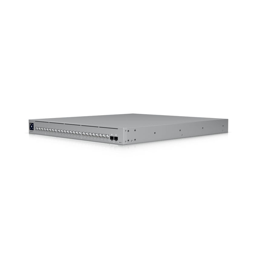 UniFi Switch USW-Pro-XG-24 / Capa 3 / 24 puertos  (16 × 10 GbE, 8 × 2,5 GbE) + 2 puertos SFP28 25 G