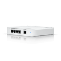 USW Flex XG Switch Capa 2, Compacto de 4 Puertos 10GbE, Puede ser Alimentado por un Puerto GbE PoE+ o con un Adaptador 5 Vcc USB-C