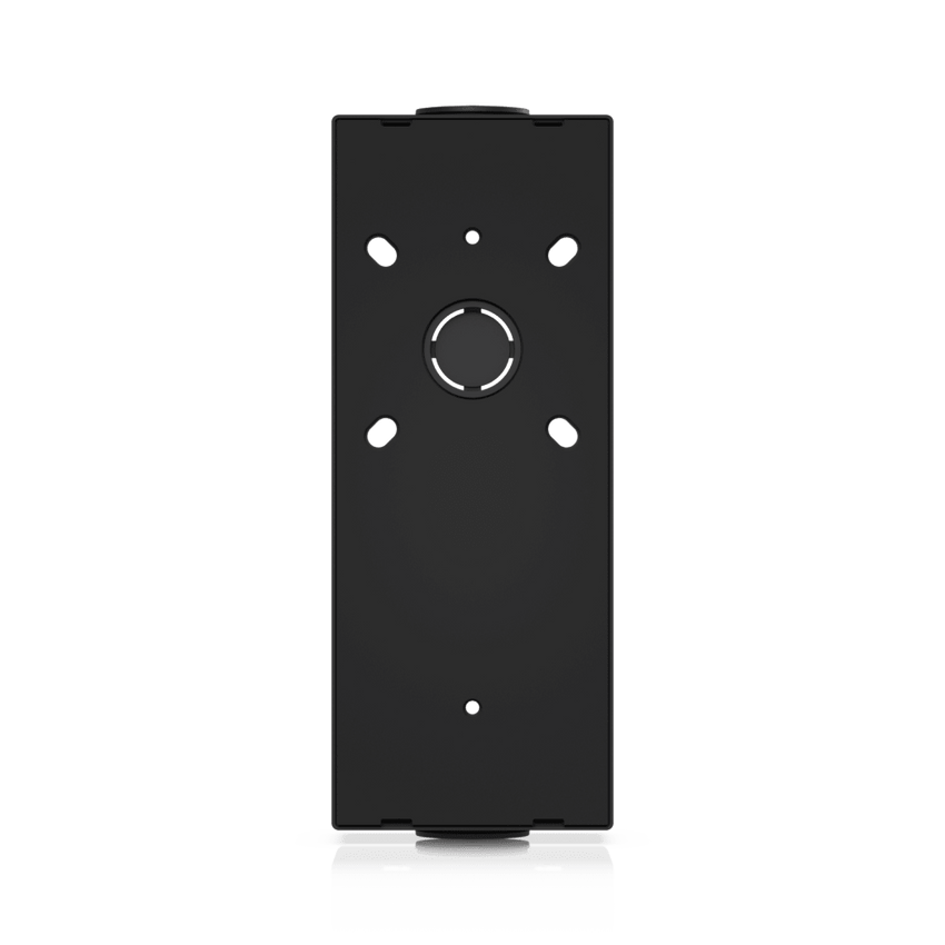 Caja de Conexión Color Negro para Lectores Profesionales UniFi Access y Doorbell, Montaje en Superficie Plana, Compatible con Conduit de 3/4”
