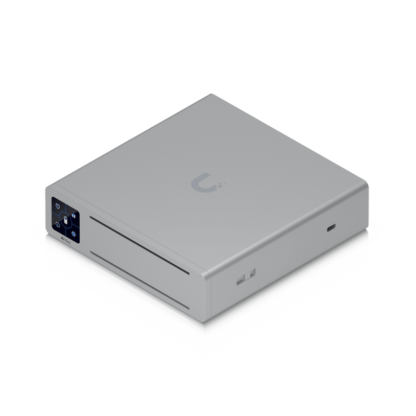 UniFi Protect AI Key / Analizador con inteligencia artificial para identificar eventos en grabaciones de cámaras UniFi / Búsqueda con lenguaje natural / hasta 1800 detecciones inteligentes por hora / 1 puerto GbE PoE++