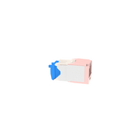 Conector Jack RJ45 Estilo TG, Mini-Com, Categoría 6A, de 8 Posiciones y 8 Cables, Color Rosa