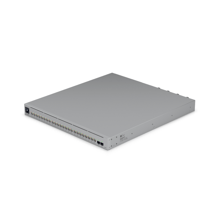 Enterprise Campus 24 PoE, Switch Empresarial Etherlighting™ PoE+++ Capa 3 de 24 Puertos (16 x 10 GbE y 8 x 2.5 GbE)  y 2 Puertos SFP28 de 25 G de Alta Disponibilidad