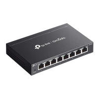 Switch Gestionado Easy Managed 8 Puertos Gigabit / 16 Gbps Capacidad / 11.9 Mpps Forwarding Rate / SDN Omada / VLAN 802.1Q / QoS / Gestión Cloud / Sin Ventilador
