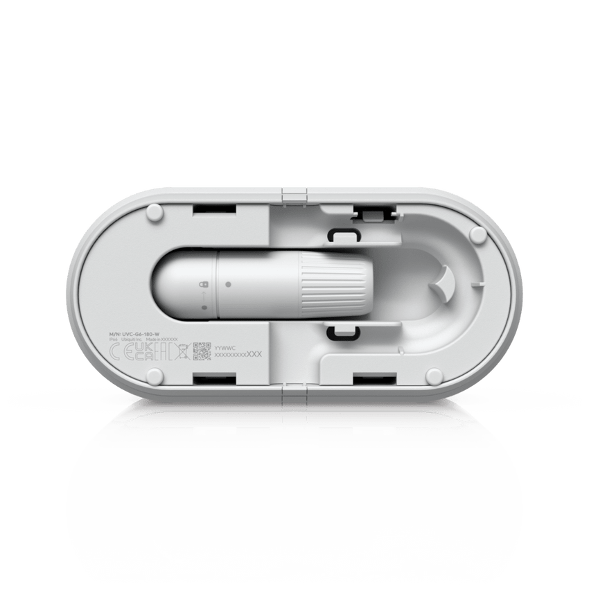 UniFi Protect G6 180 – Cámara PoE+ Dual Sensor de 16 MP para Interior/Exterior con Motor de IA Multi-TOPS y Cobertura Panorámica de 180°